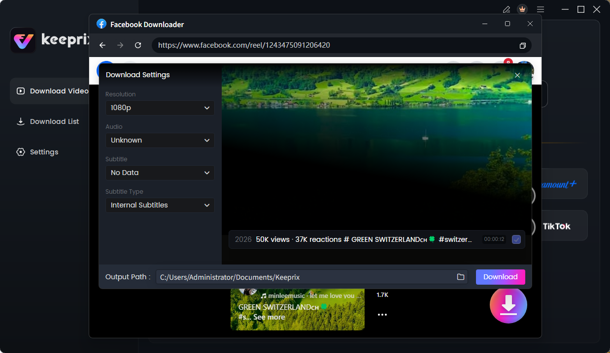 Configure Download Settings