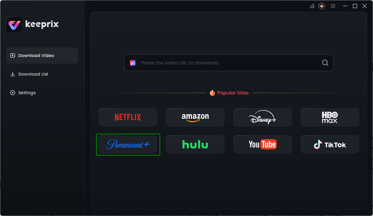 Choose Paramount+ Platform
