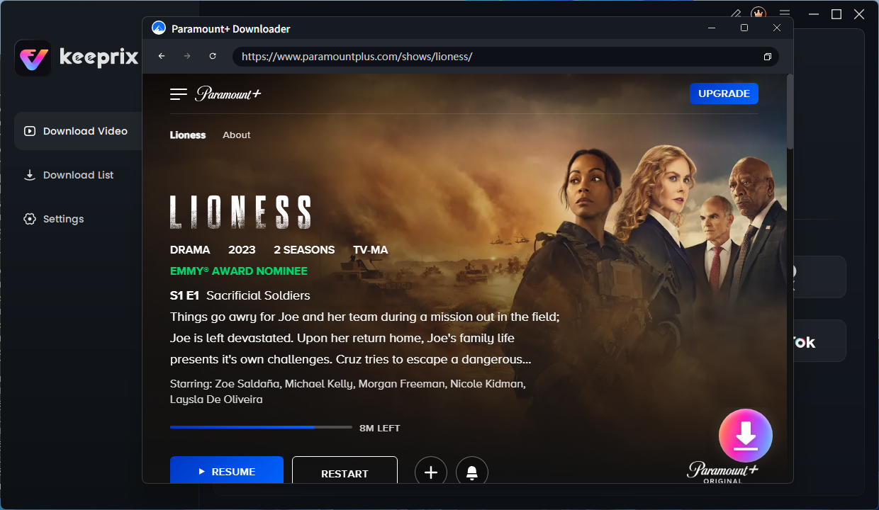 Click the Download Button