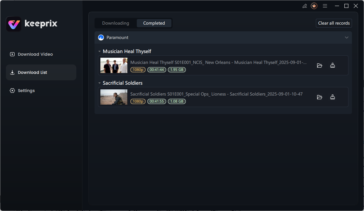 The Download Completed