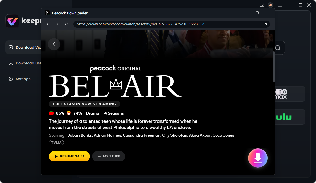 Click the Download Button