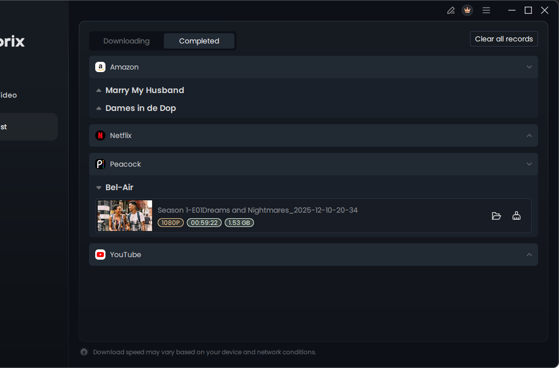 The Download Completed