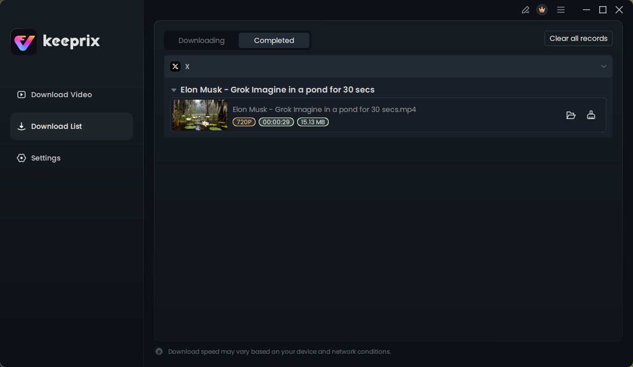 The Download Completed