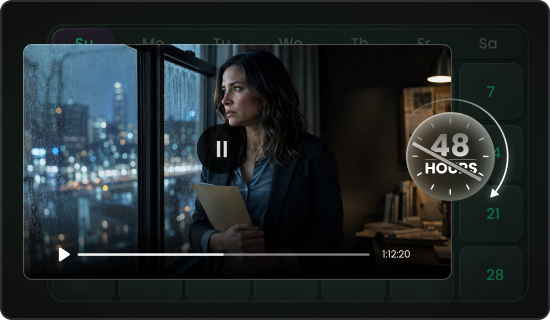 Watch Entirely on Your Own Schedule