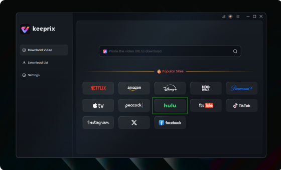 Install Keeprix and open youtube in the built-in browser