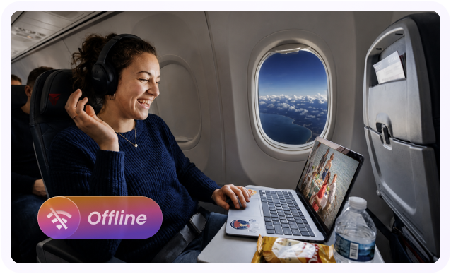 Watch offline anywhere