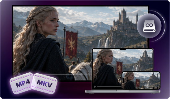 Local MP4 and MKV file management