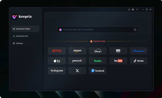 Instala Keeprix y abre Netflix en el navegador integrado