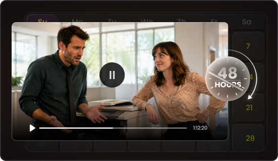 Flexible offline viewing schedule