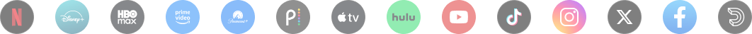 Popular supported video platforms