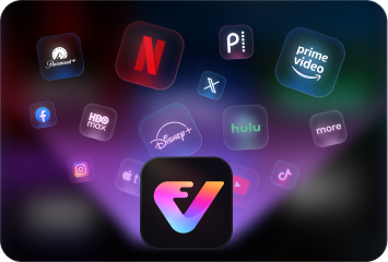 Supported streaming services
