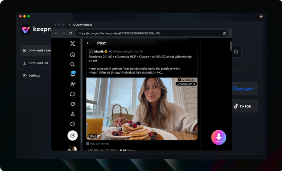 Choose youtube access and output settings