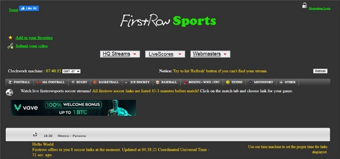 FirstRowSports