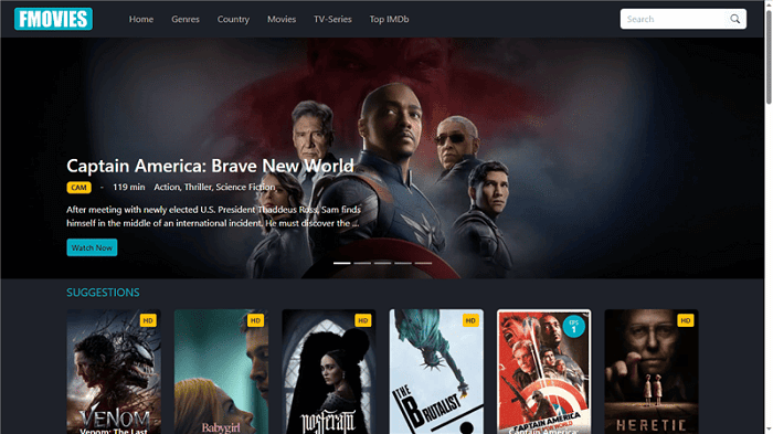 Fmovies Interface