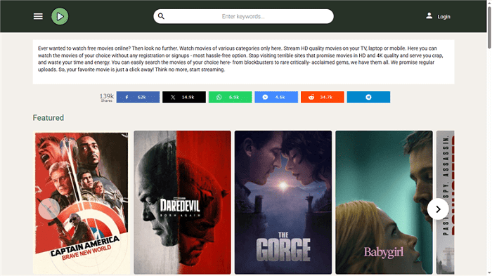 Cineb Interface