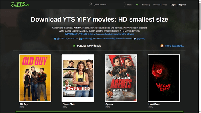 YTS Interface