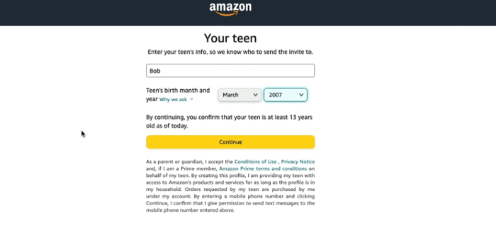 Ajouter les détails de l'adolescent