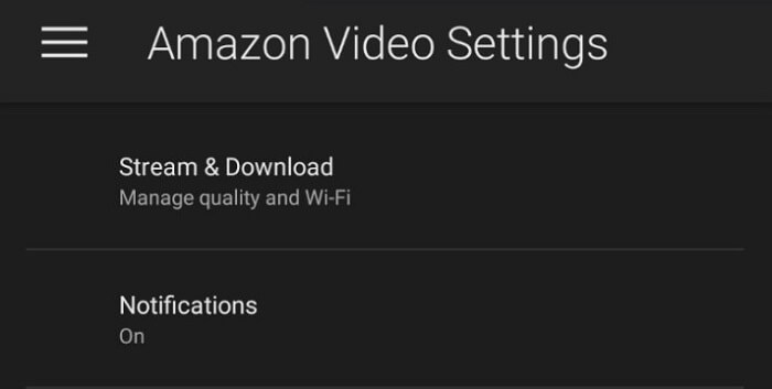 Ajuster le paramètre de qualité vidéo d'Amazon