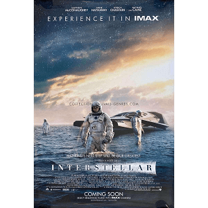 Affiche de lancement du film Interstellar