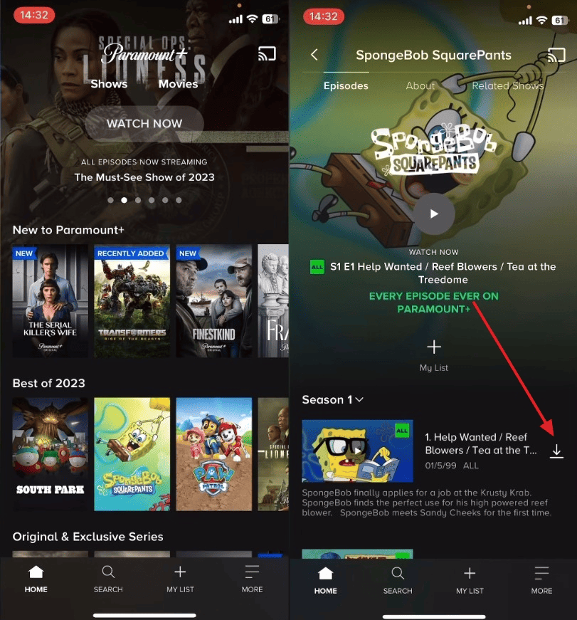 Télécharger Paramount Plus sur mobile