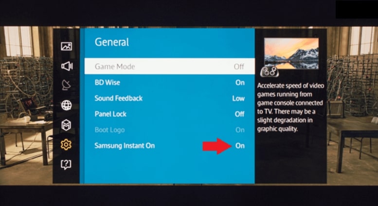 Désactiver Samsung Instant On