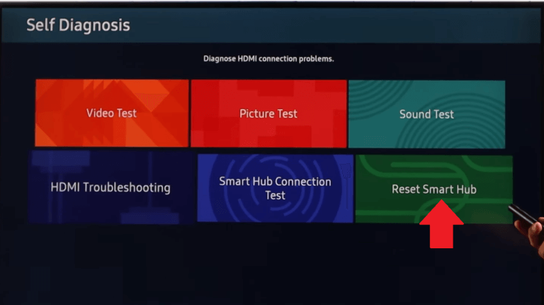 Réinitialiser le Smart Hub