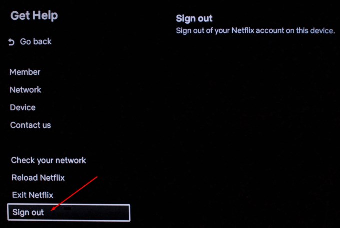 Déconnexion de mon compte Netflix