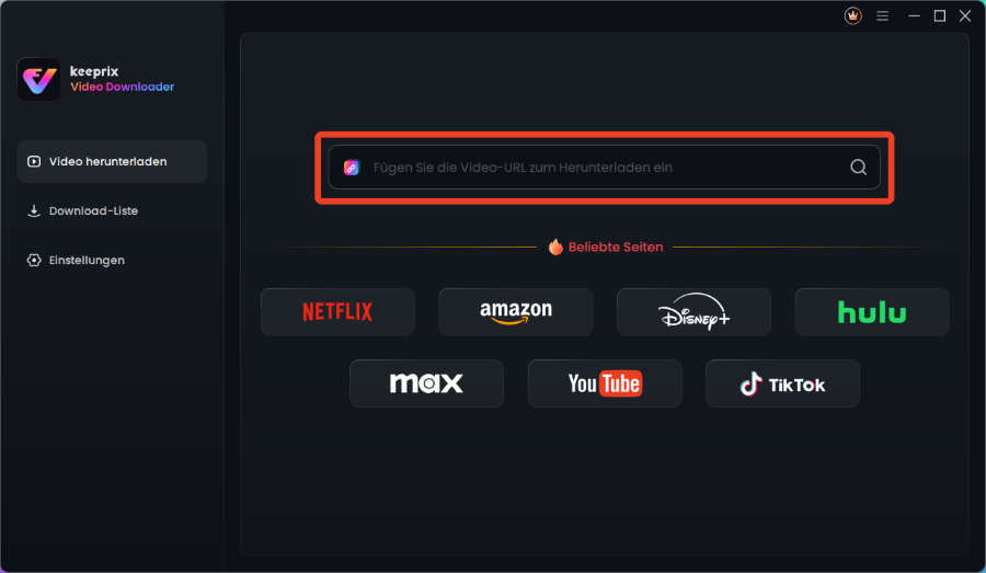 Kopieren und Einfügen des Videolinks