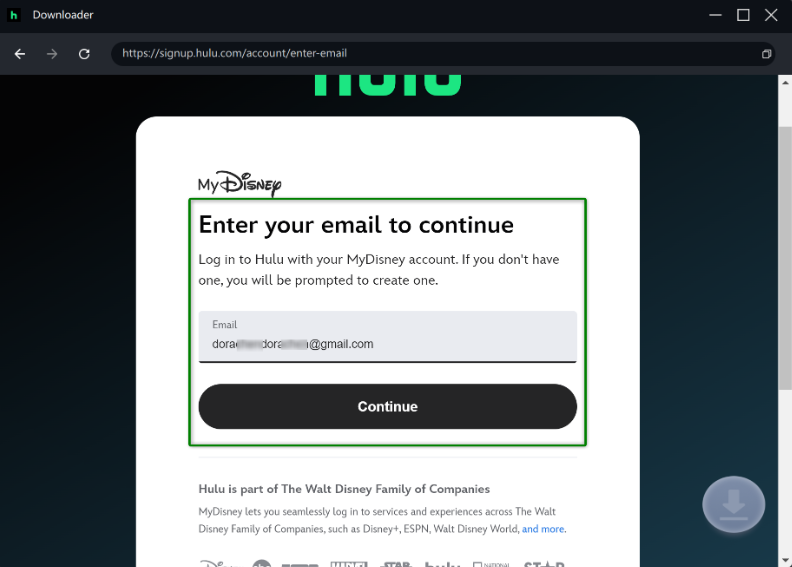 Hulu-Konto anmelden