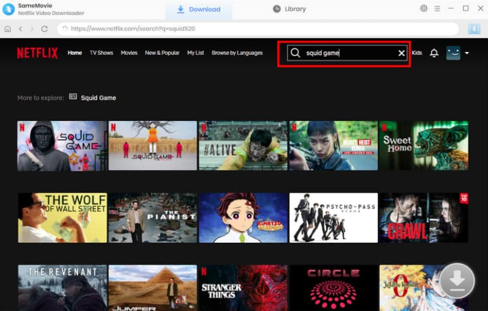 Suchen Sie Netflix-Videos
