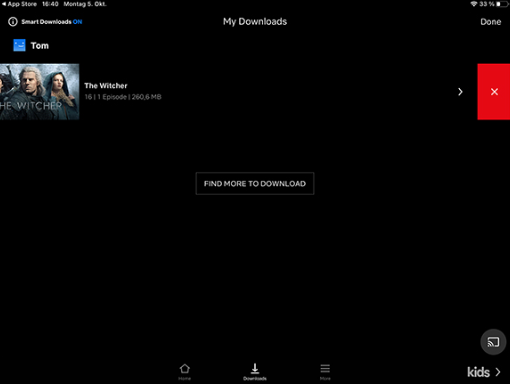 Herunterladen von Netflix-Filmen auf Chromebook