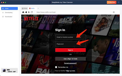 Netflix-Konto anmelden