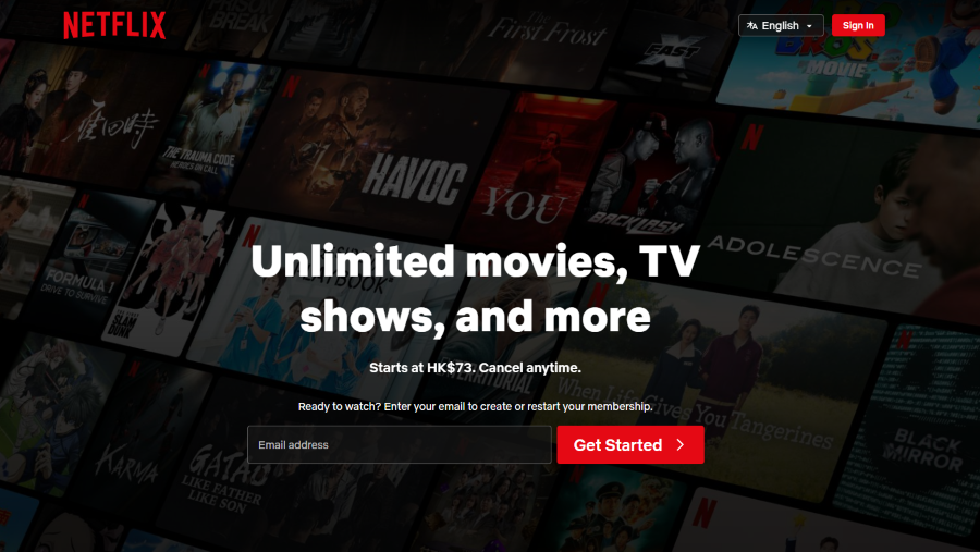 Netflix Schnittstelle