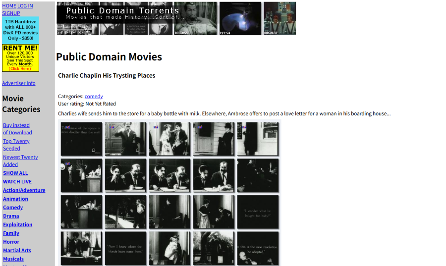 Public Domain Torrents