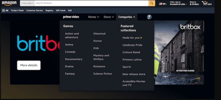 BritBox auf Amazon Prime