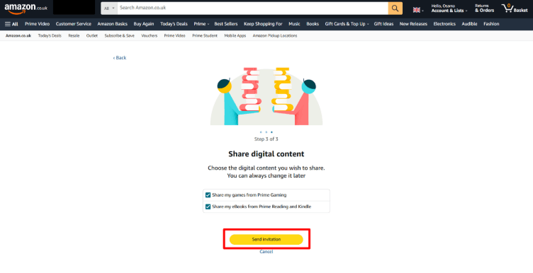 Erwachsene zur Familie einladen