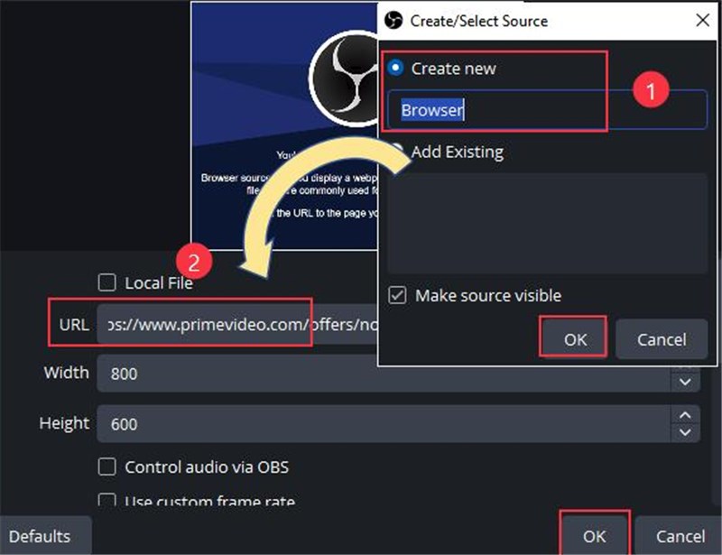 Neue Quelle erstellen